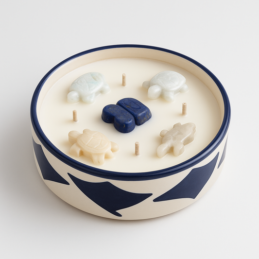 Healing Crystal Candle - Magic in Mohmaya