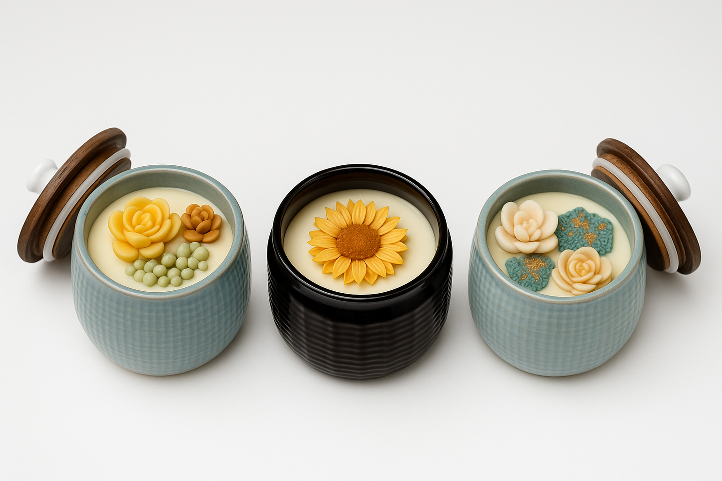 Succulent Herb Garden Candle