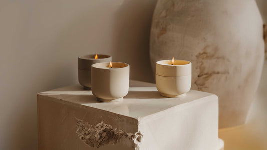 Premium ceramic candles from Magic in Mohmaya wholesale collection