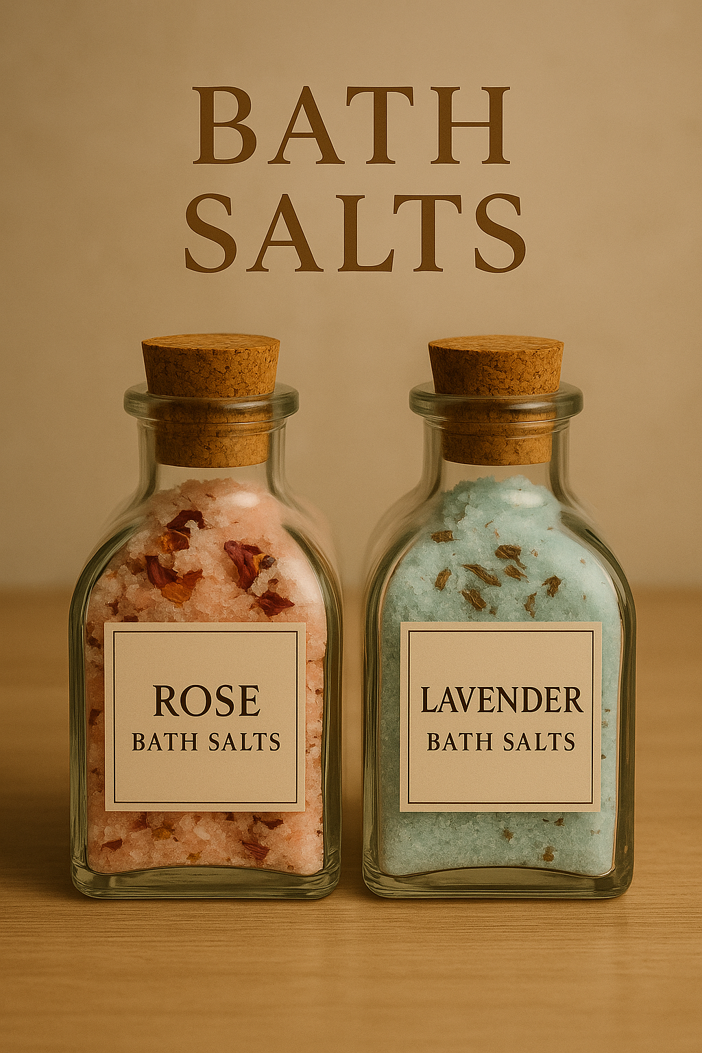 Luxurious Bath Salts - Lavender & Eucalyptus - Magic in Mohmaya