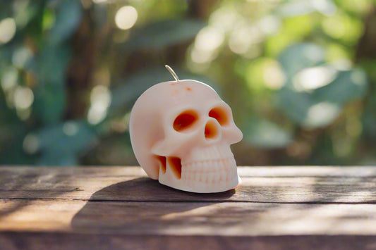 Scull Candle