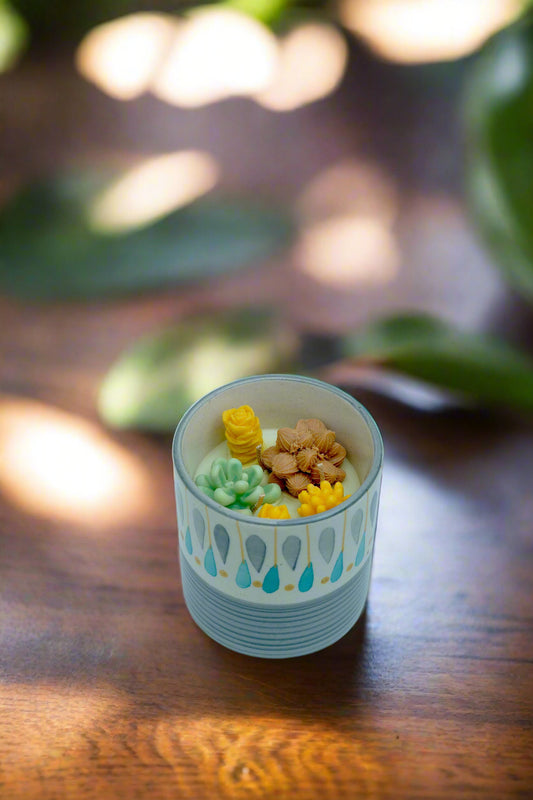 Organic Succulent Candle