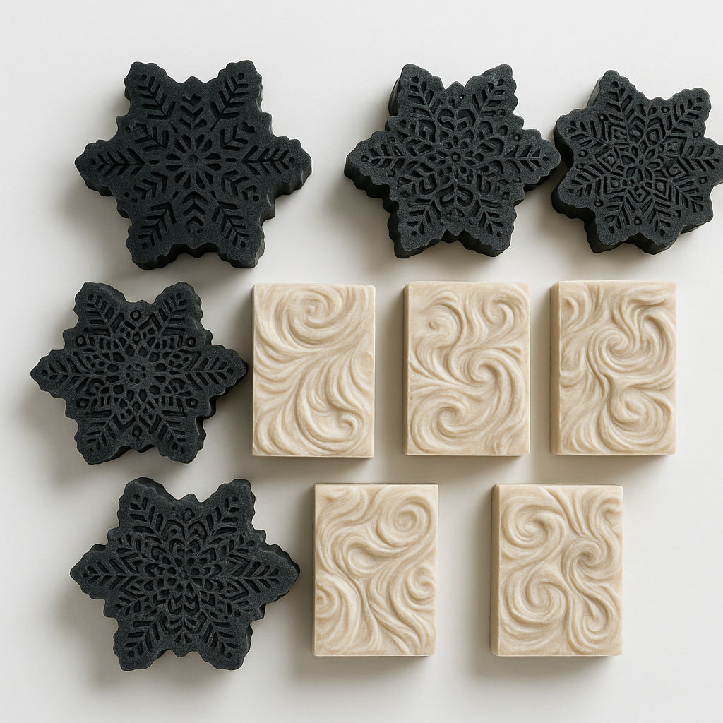Artisan Snowflake Soaps